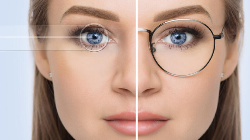 Female,Face,,Cut,In,Half,To,Present,Before,And,After