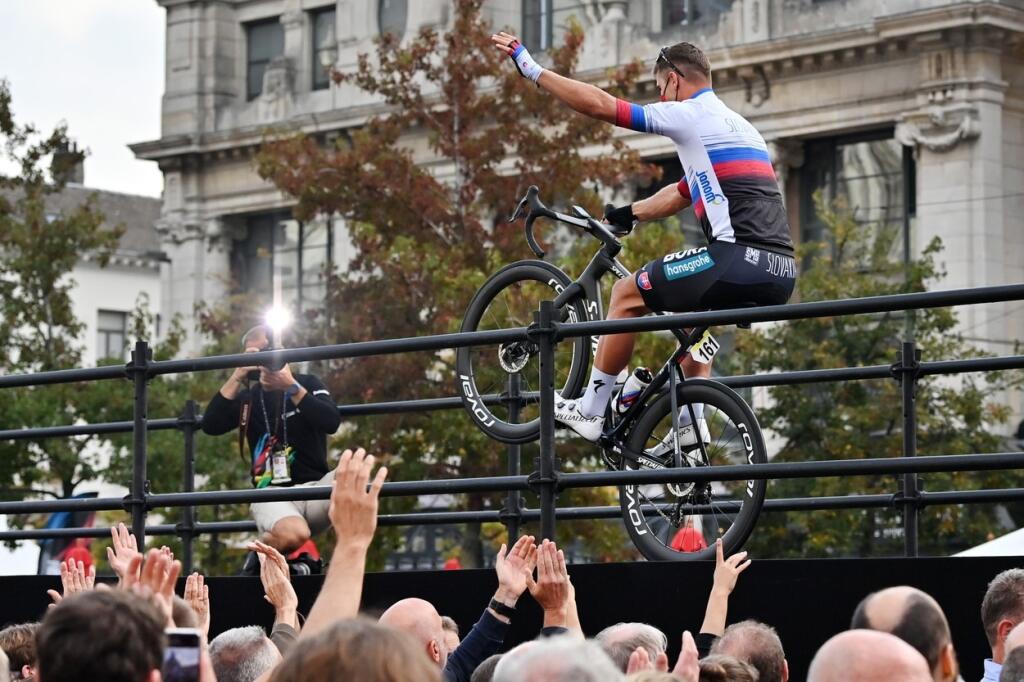 Peter Sagan na MS v Belgicku.