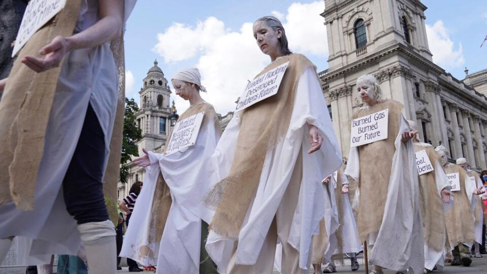 Protest hnutia Extinction Rebellion v Londýne