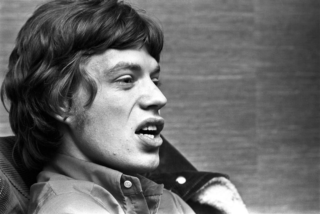 Fotografia Deža Hoffmana: Mick Jagger.