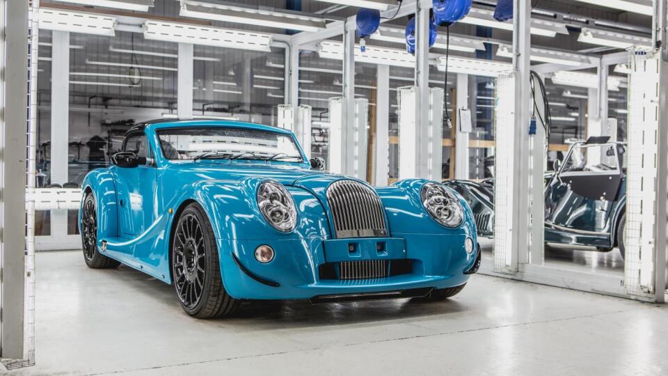 Morgan Aero GT vo farbe Miami Blue