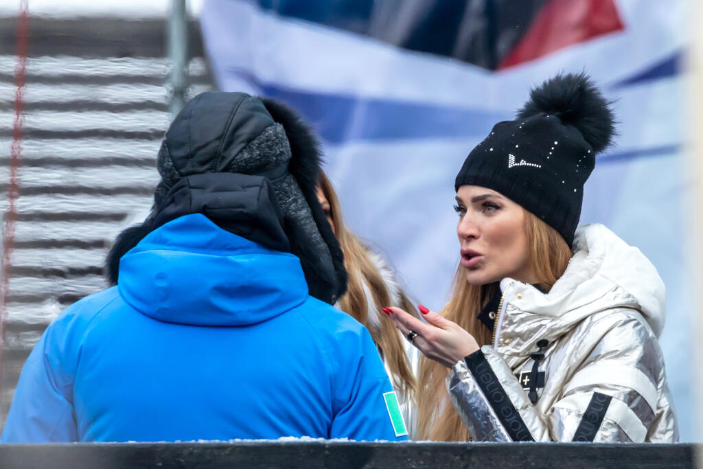 Takto dnes krásna modelka sledovala slalom žien v Špindlerovom Mlyne