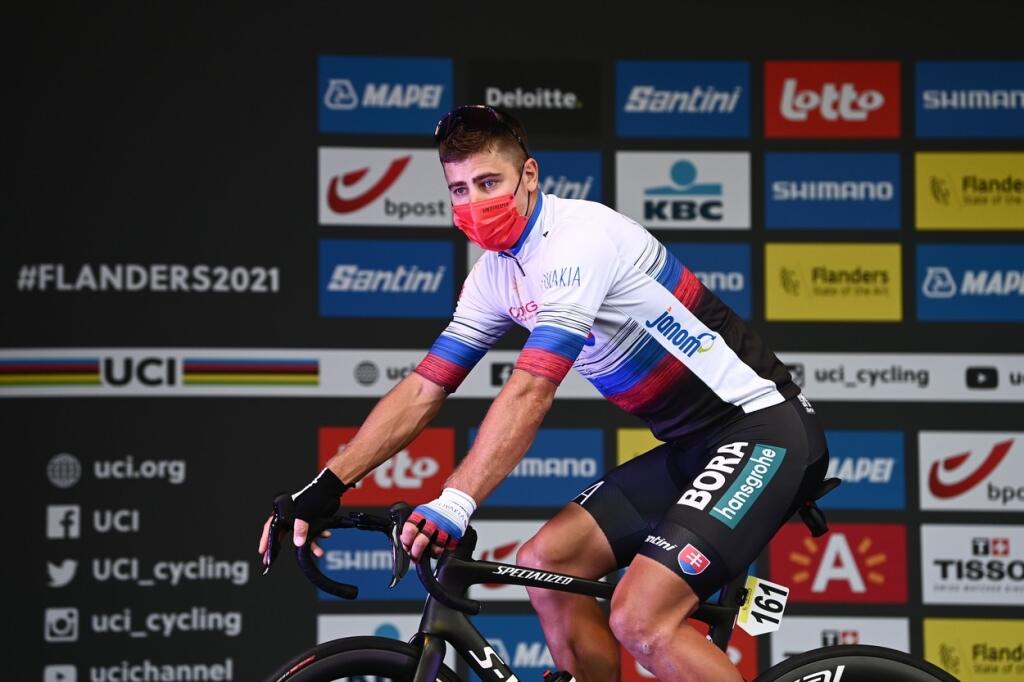 Peter Sagan na MS v Belgicku.