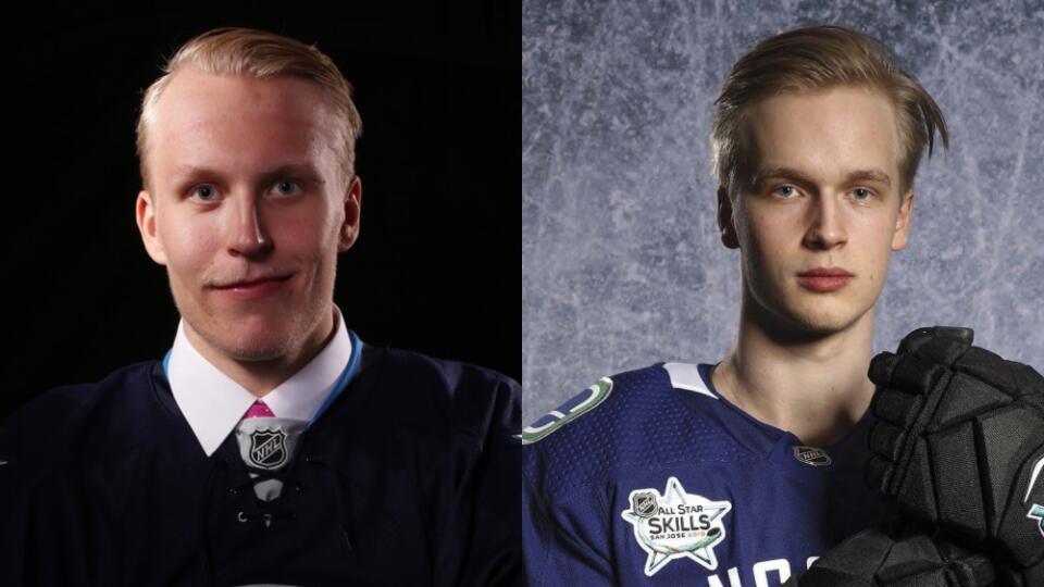 Elias Pettersson bude a obale hry. Spolu s ním aj Fín Laine.