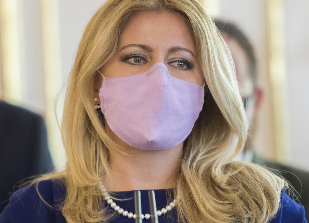 Na snímke prezidentka SR Zuzana Čaputová, ktorá sa stretla s odborníkmi z rôznych právnických profesií a inštitúcií a diskutovala s nimi na tému