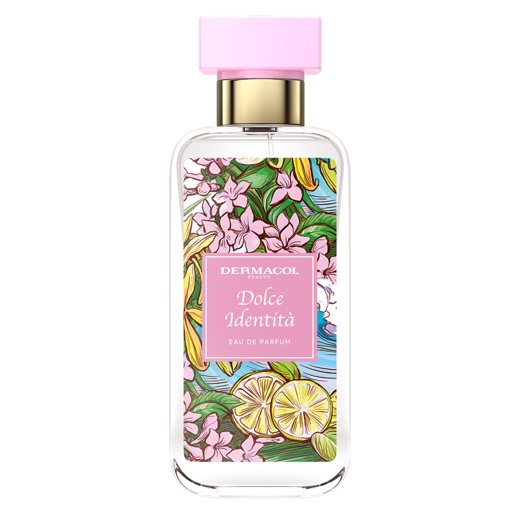 Dolce Identita s vôňou jazmínu, skalnej ruže a vanilky bude zážitkom pripomínajúcim morské pobrežie. Dermacol, 29 €