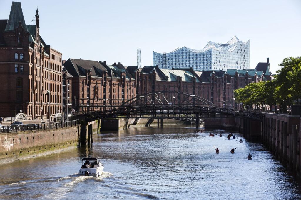 Elbphilharmonie a Speicherstadt