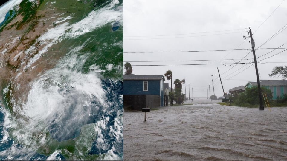 Hurikán Hanna zasiahol Texas so silou okolo 150 kilometrov za hodinu.