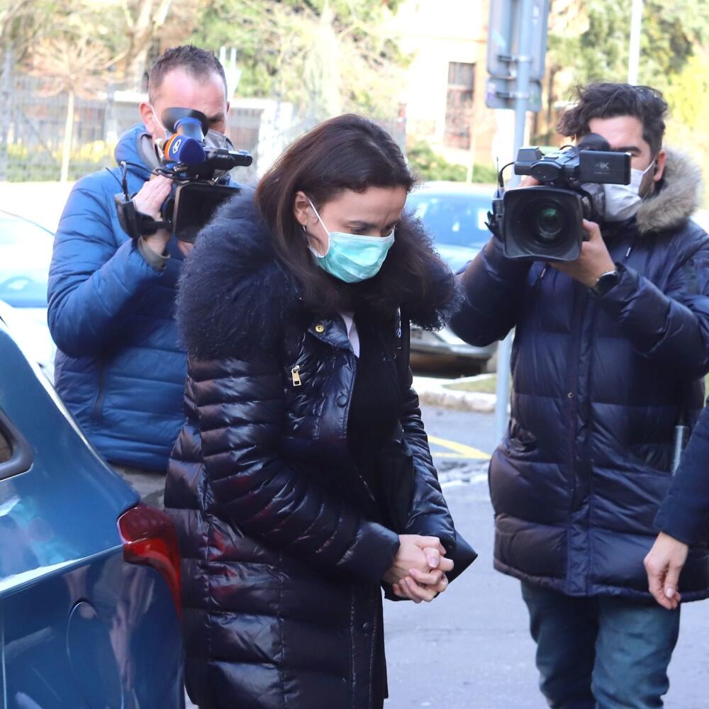 Sudkyňa Zuzana Maruniaková počas policajnej akcie Búrka. Maruniaková mala netransparentne uznať zmenky za 8,3 milióna eur v prospech Mariana Kočnera.
