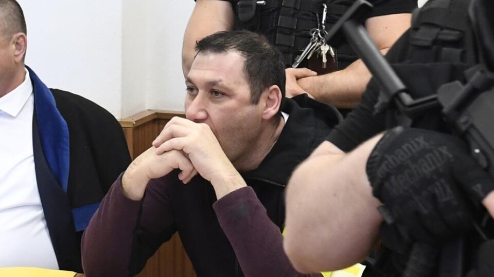 Bývalý priateľ Márie Troškovej Antonino Vadala na jednom z pojednávaní. Aktuálne si Vadala odpykáva 9-ročný trest za pašovanie drog.