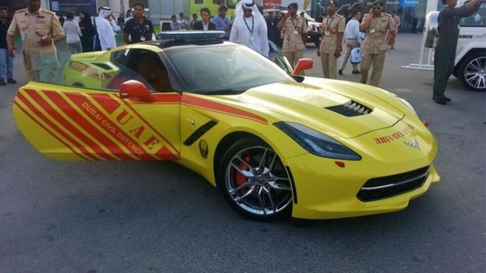 Chevrolet Corvette pre dubajských hasičov