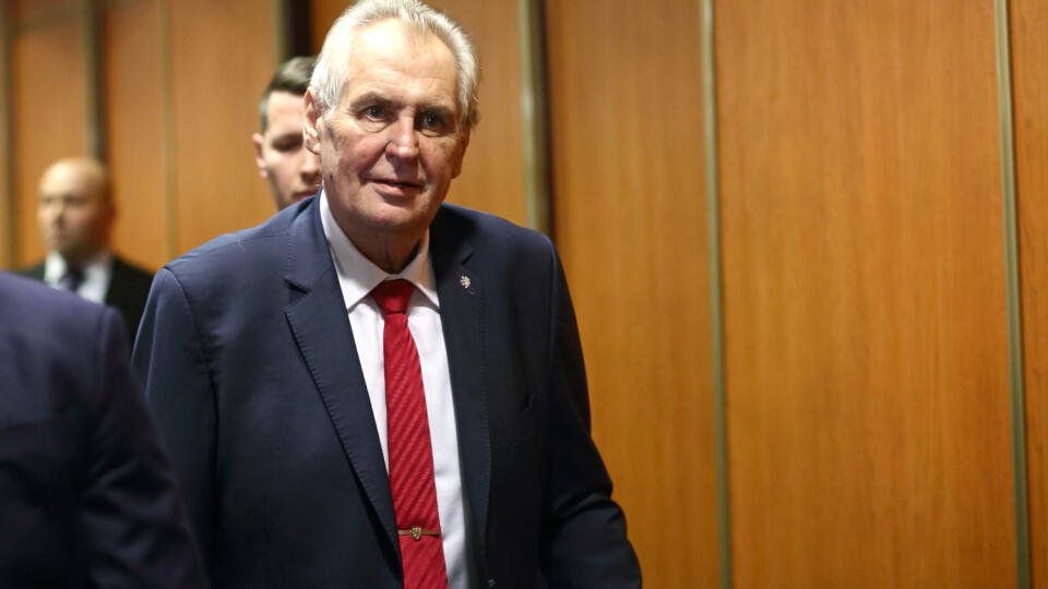 Prezident ČR Miloš Zeman.