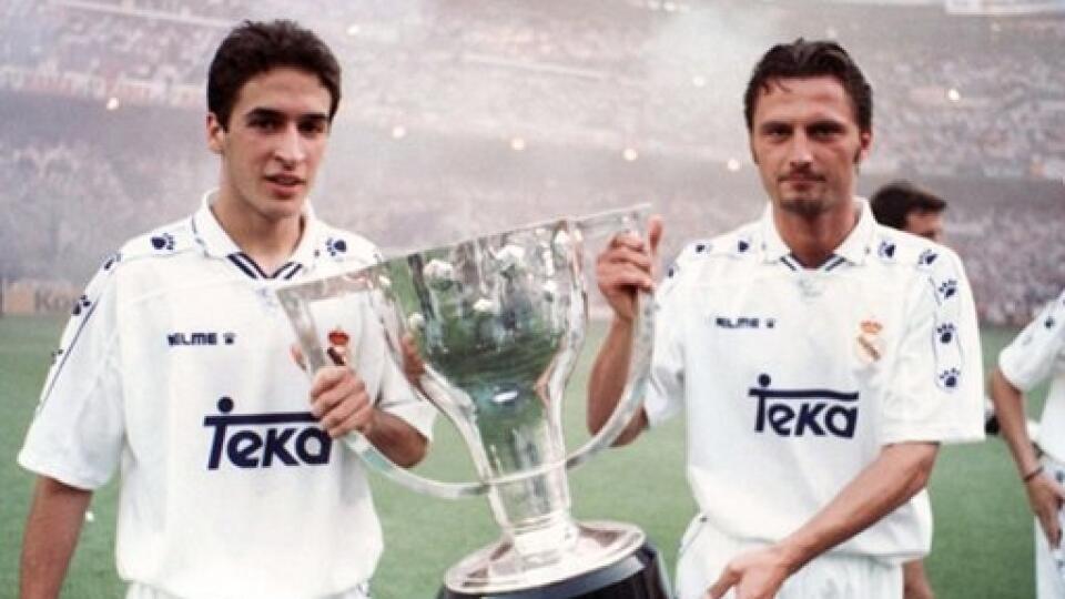 Peter Dubovský si v Reale Madrid zahral aj po boku mladého Raúla Gonzálesa, ktorý sa stal neskôr klubovou legendou.