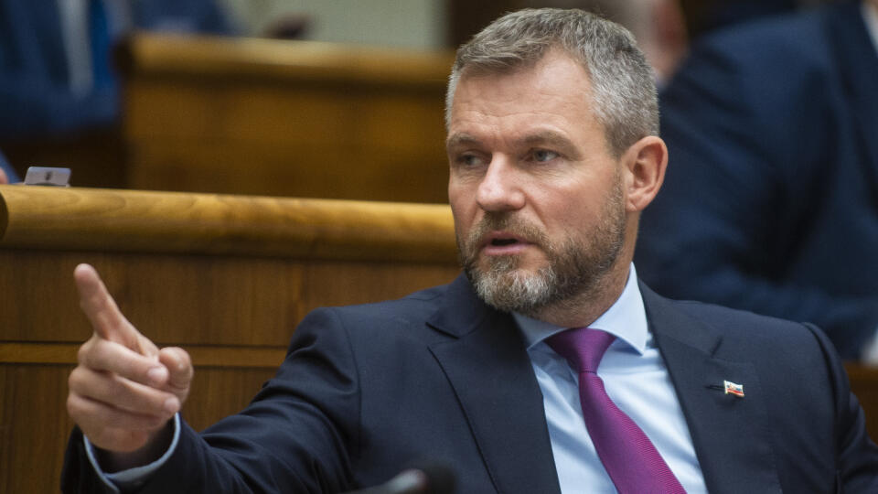 Na snímke nezaradený poslanec Národnej rady (NR) SR Peter Pellegrini počas rokovania 65. schôdze parlamentu v utorok 24. mája 2022 v Bratislave. FOTO TASR - Jakub Kotian