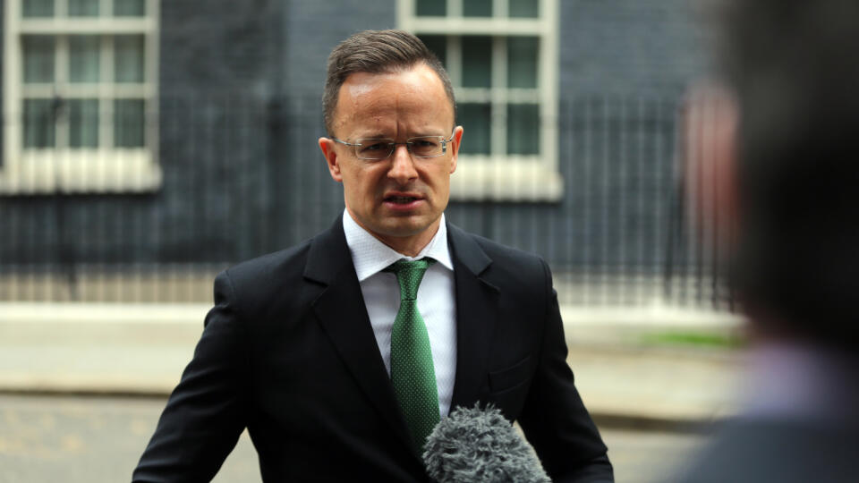 London,,United,Kingdom,-,May,28,2021:,Hungarian,Foreign,Minister