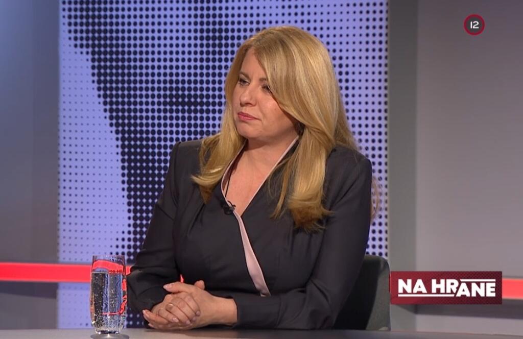 Prezidentka SR Zuzana Čaputová v relácii Na hrane