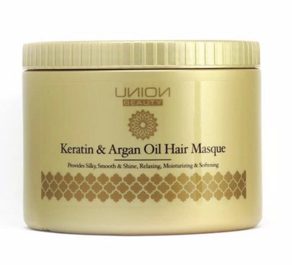 Маска для волос keratin plant garlic oil