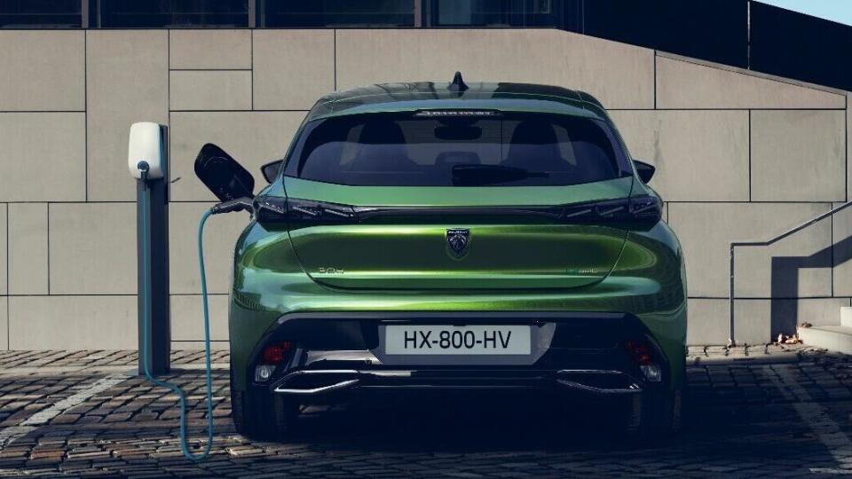 Peugeot 308 hybrid.