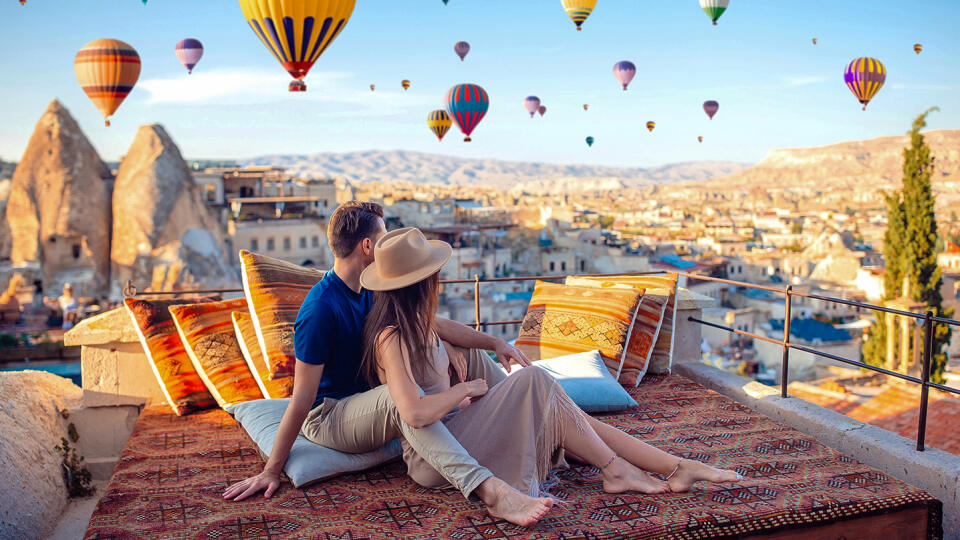 Cappadocia hlboko vo vnútrozemí Turecka je miestnou atrakciou číslo jeden.