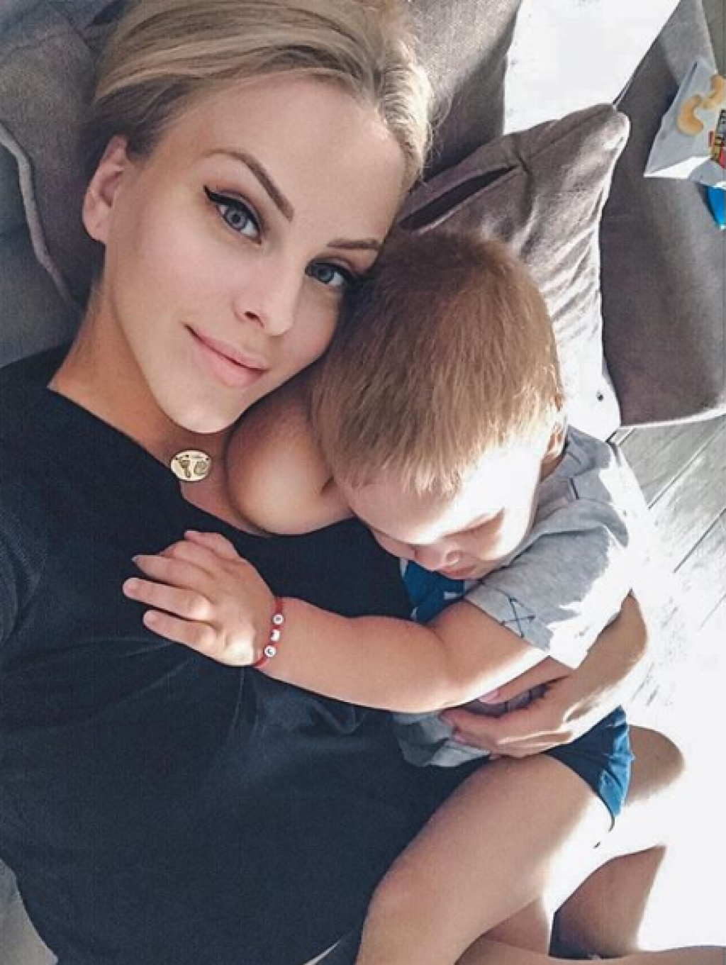 Barbora Balúchová so synom Alexandrom.