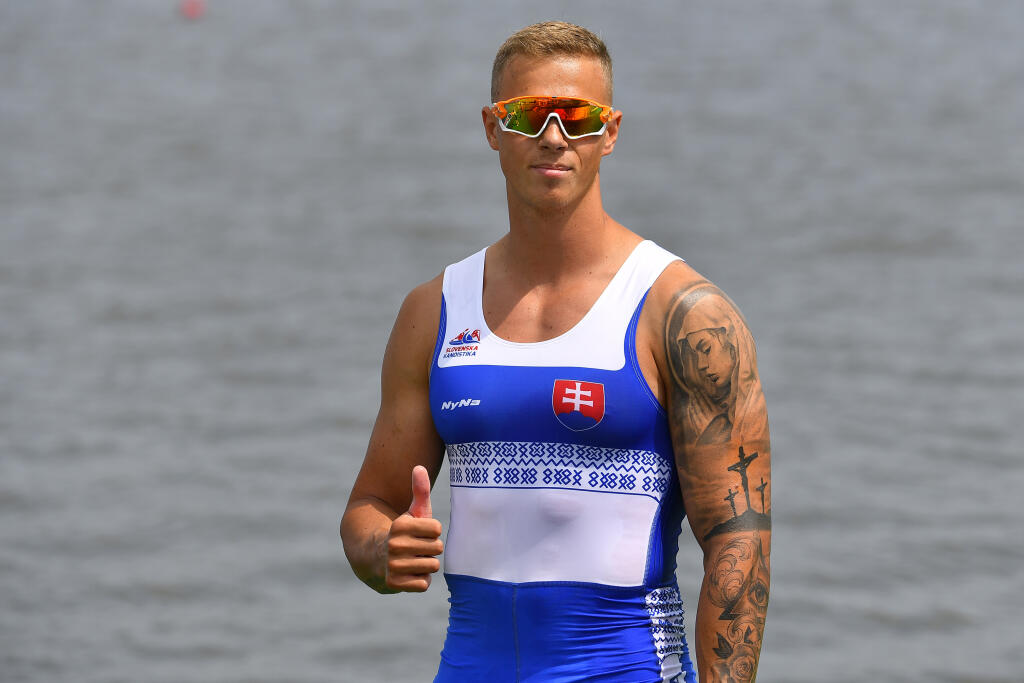 Na snímke slovenský reprezentant v rýchlostnej kanoistike Csaba Zalka
