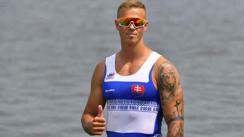 Na snímke slovenský reprezentant v rýchlostnej kanoistike Csaba Zalka