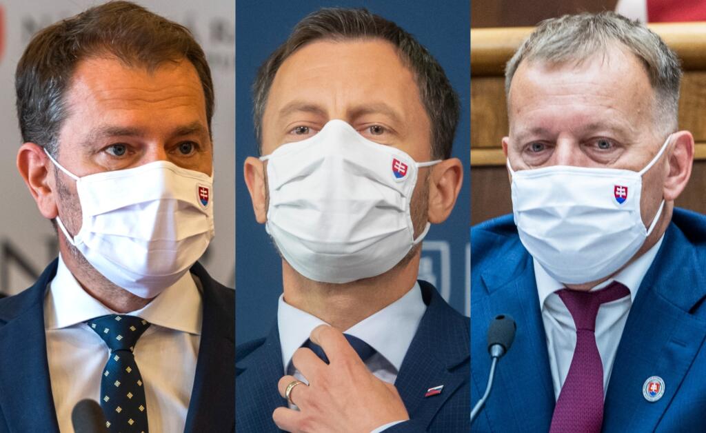 Igor Matovič, Eduard Heger, Boris Kollár