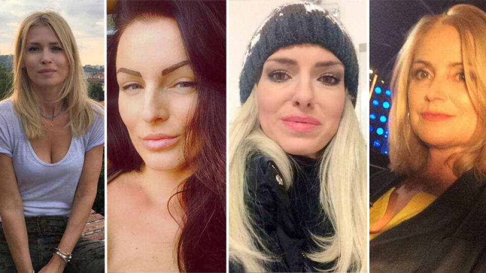 Daniela Peštová, Kristína Kormúthová, Zlatica Puškárová a Zuzana Vačková sú na sociálnych sieťach veľmi aktívne.