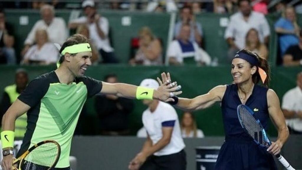 Gabriela Sabatini si nedávnu štvorhru tiež perfektne užila. S Nadalom si nezahrá len tak hocikto a každý deň.