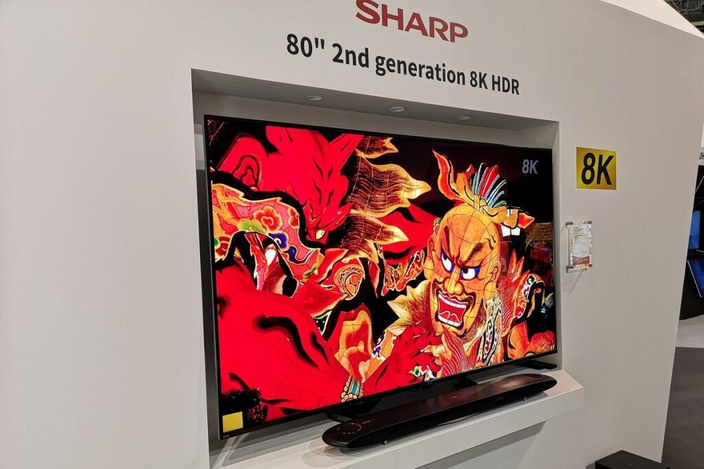 Sharp prišiel už z druhou generáciou 8K televízorov
