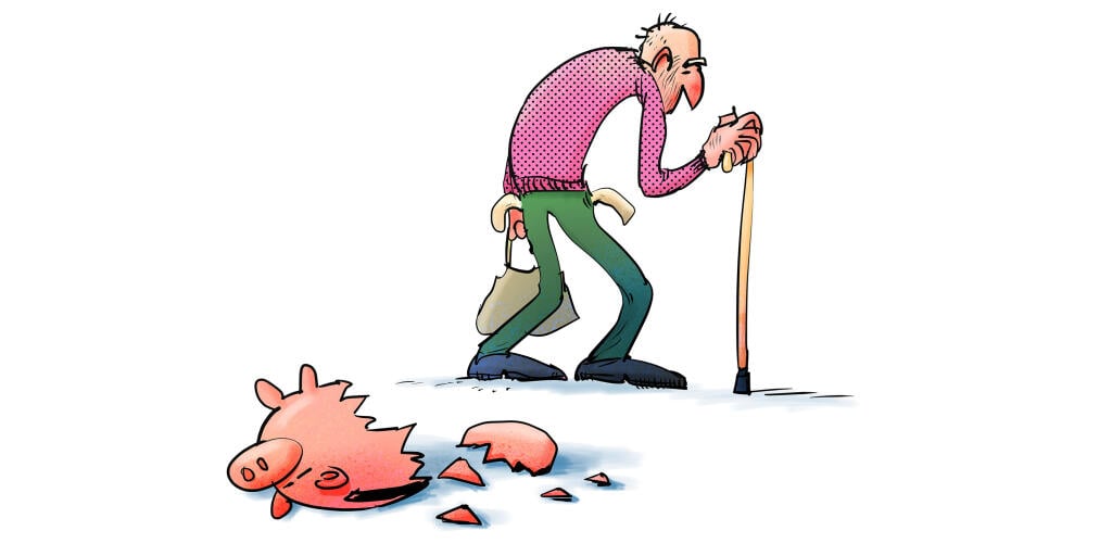 ilustracia, dochodca, uspory