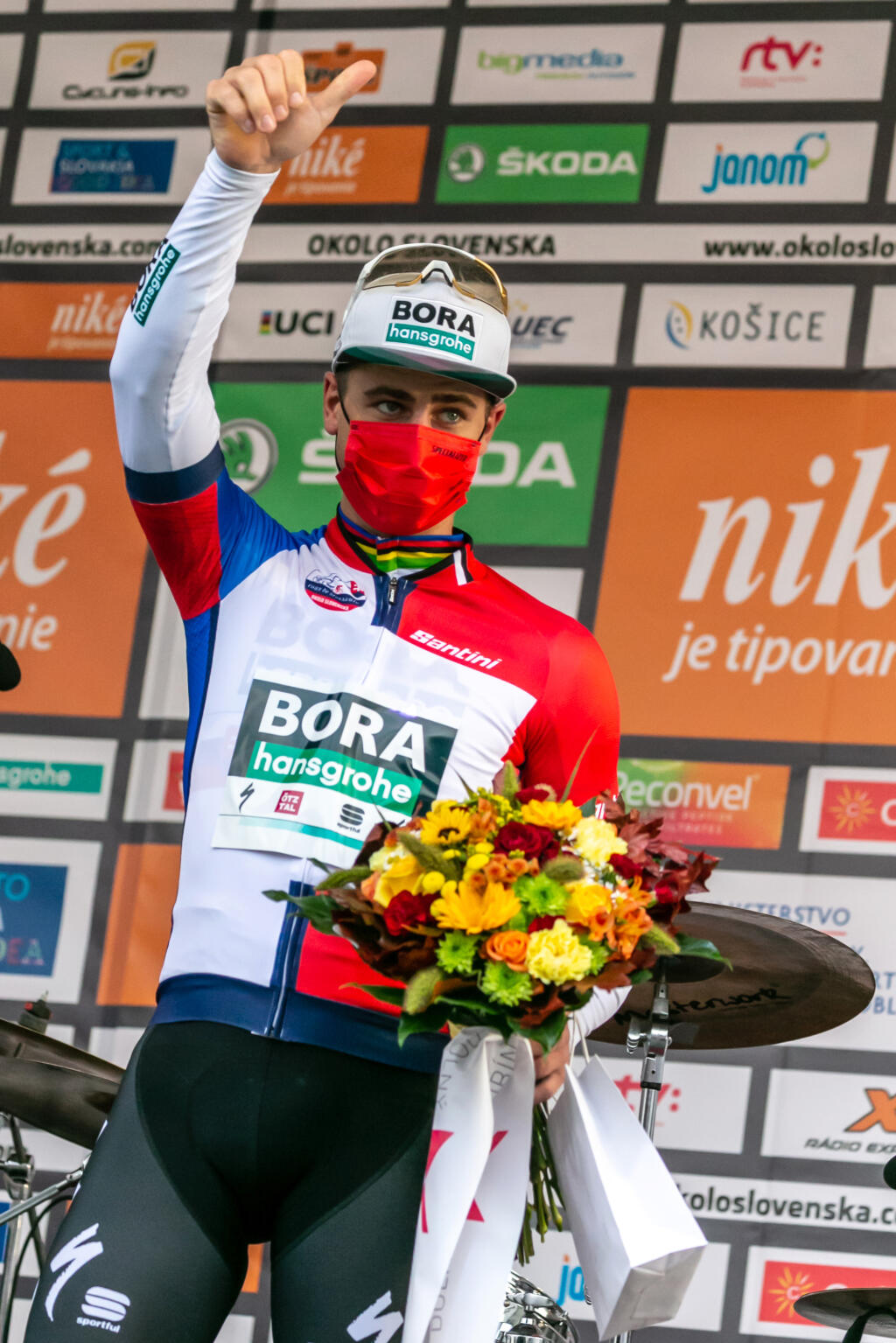 Na snímke je Peter Sagan počas druhej etapy cyklistických pretekov Okolo Slovenska s cieľom v Dolnom Kubíne.