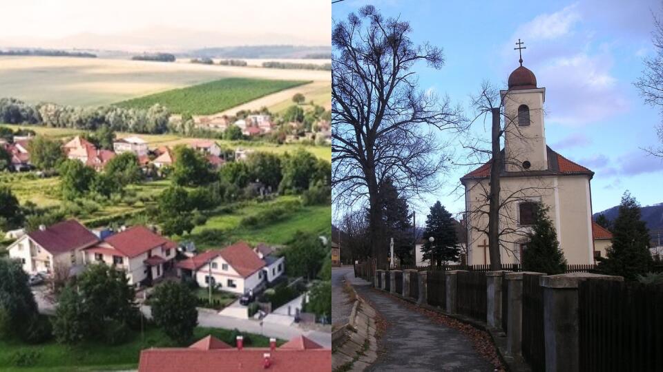 Na zábere (zľava) sú obce Babindol a Kokošovce, ktorých názvy ľudom vylúdia úsmev na tvári.