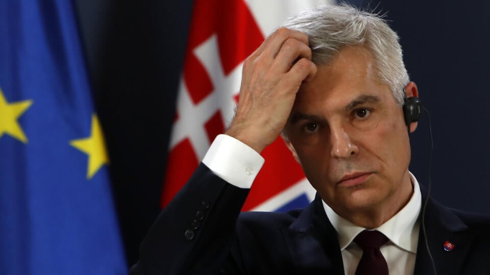 Na snímke minister zahraničných vecí a európskych záležitostí SR Ivan Korčok (nominant SaS)