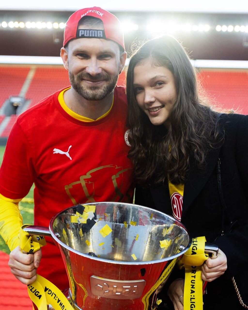 Jana Tvrdíková tvorí pár s brankárom Slavie Ondřejom Kolářom od konca roka 2020.