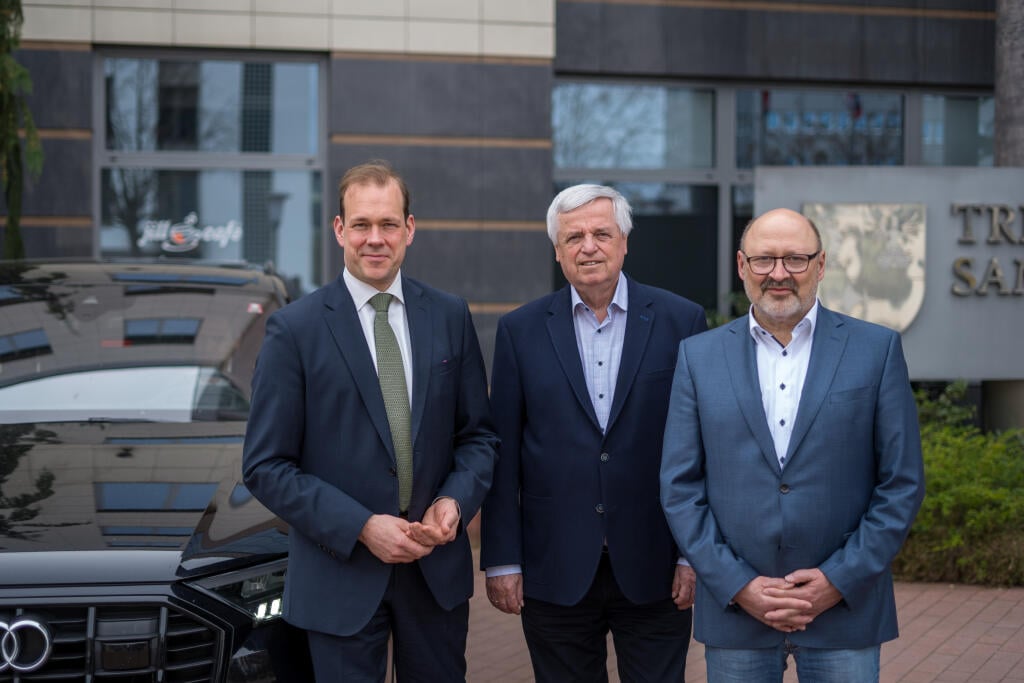 Dr. Bernhard Kirschbaum, prof. Wolgang Shubert, prof. Rainer Banse