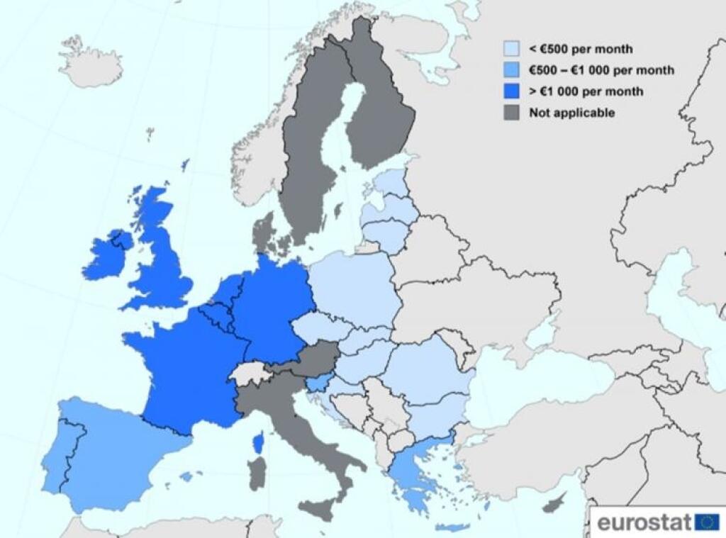 Minimálne mzdy v EÚ: Priepasť medzi východom a západom zostáva obrovská