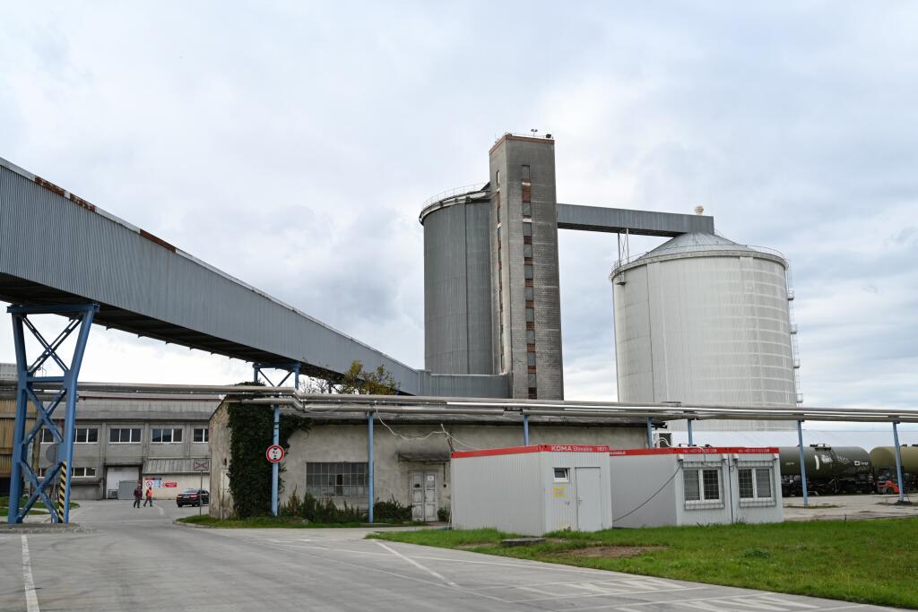 Snímka z areálu spoločnosti Slovenské cukrovary pri príležitosti slávnostného otvorenia novej plynovej kotolne v Seredi v piatok 22. októbra 2021. FOTO TASR - Lukáš Grinaj