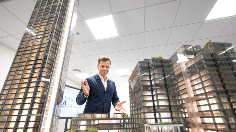 Varso Tower - stavba najvyššej budovu v EÚ vo Varšave (Poľsko)
Na snímke Marcin Chruśliński - development manager HB Reavis