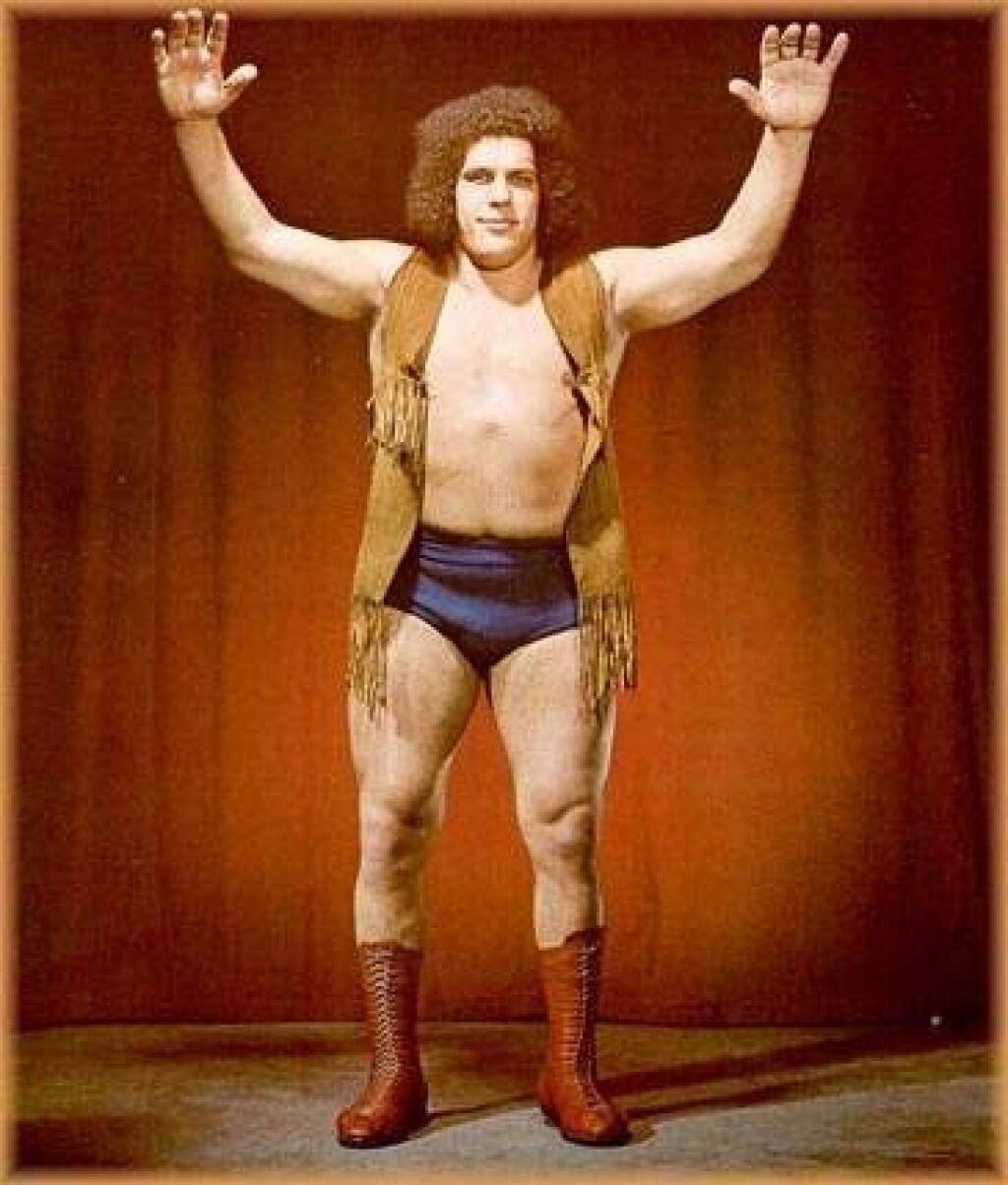 André René Roussimoff nemal vo wrestlerskom svete svojho času žiadnu konkurenciu.