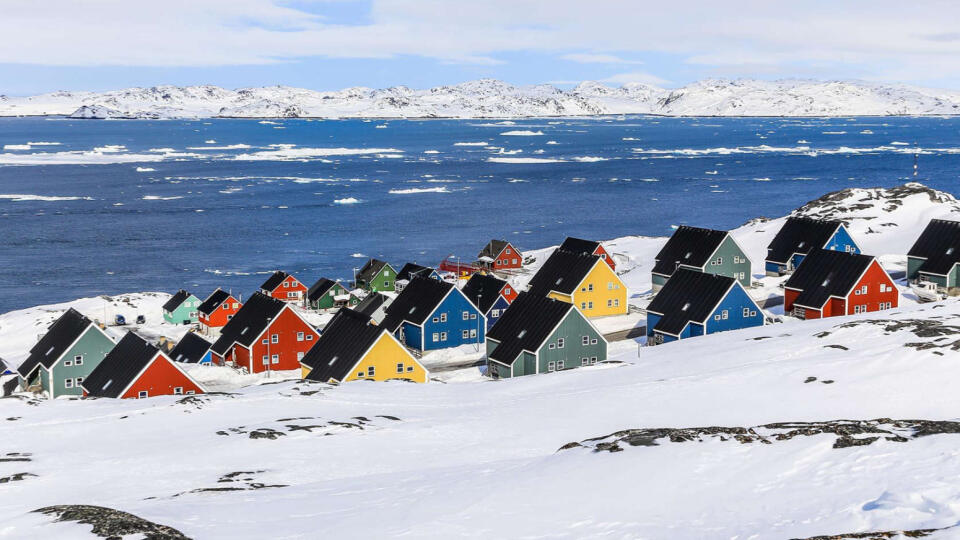 Nuuk, Grónsko.