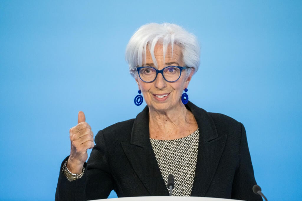 European Central Bank Holds Monthly Press Conference