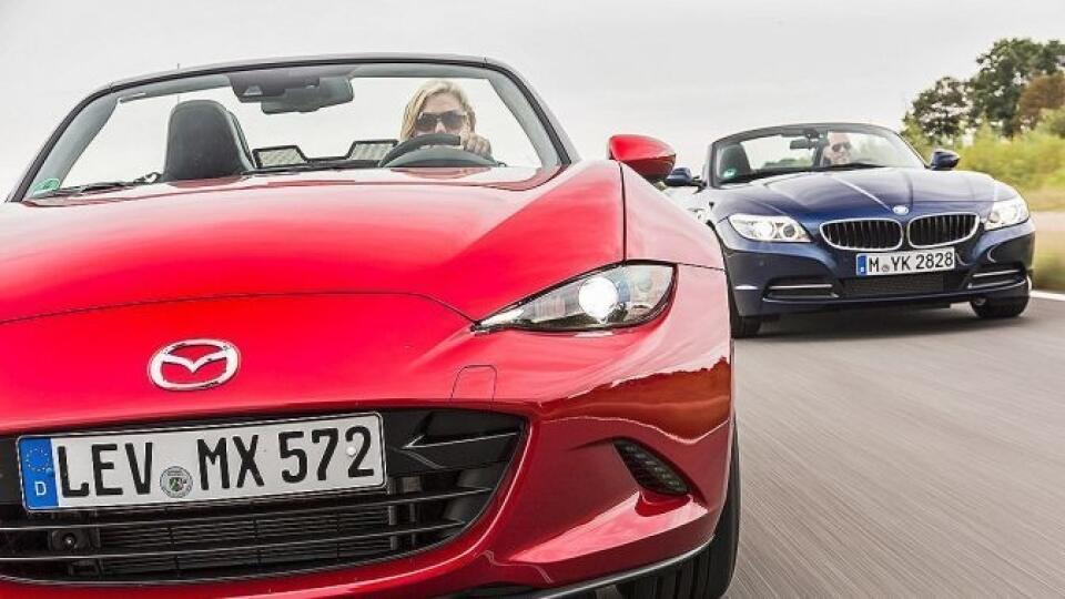 ikona Súboj roadsterov: Nová Mazda MX-5 vs. BMW Z4