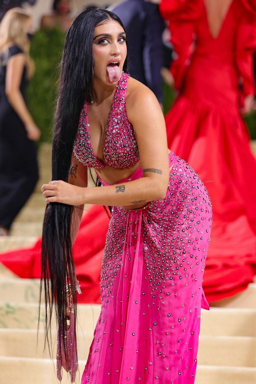 Lourdes Leon sa len nedávno takto predviedla na Met Gala.