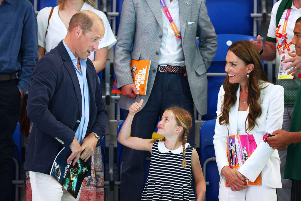 Kate bola v bielom kostýme očarujúca. A Charlotte už takto vyrástla!