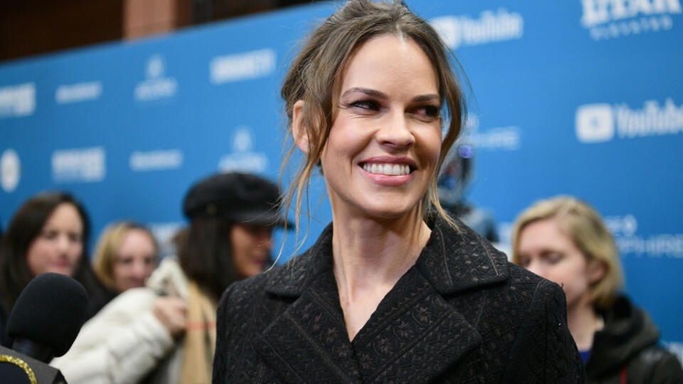 Herečka Hilary Swank