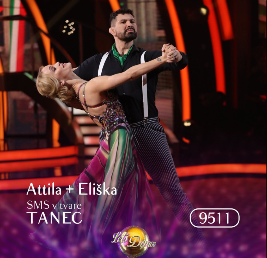 Attila a Eliška a ich slowfox.