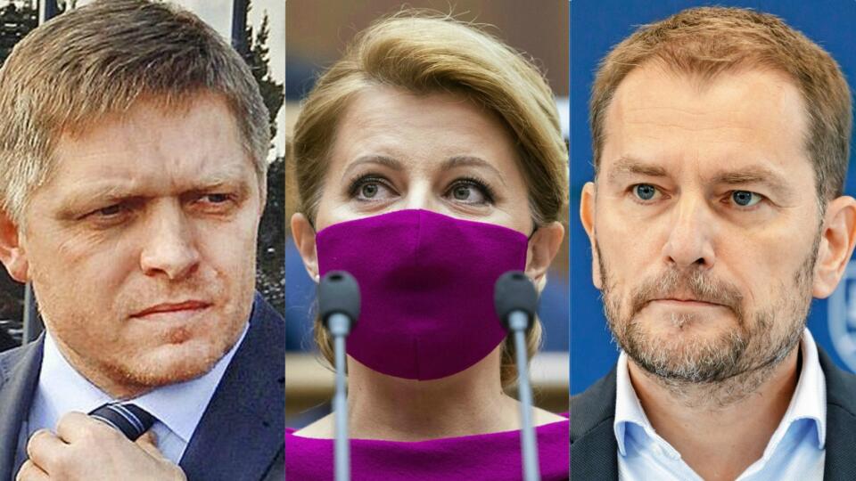 Robert Fico, Zuzana Čaputová, Igor Matovič
