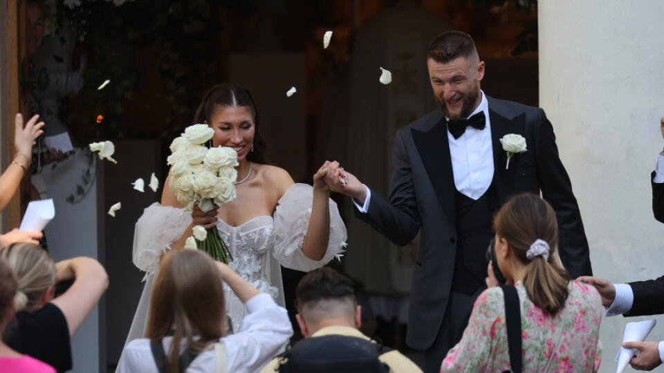 Milan Škriniar a Barbora sú už manželia.