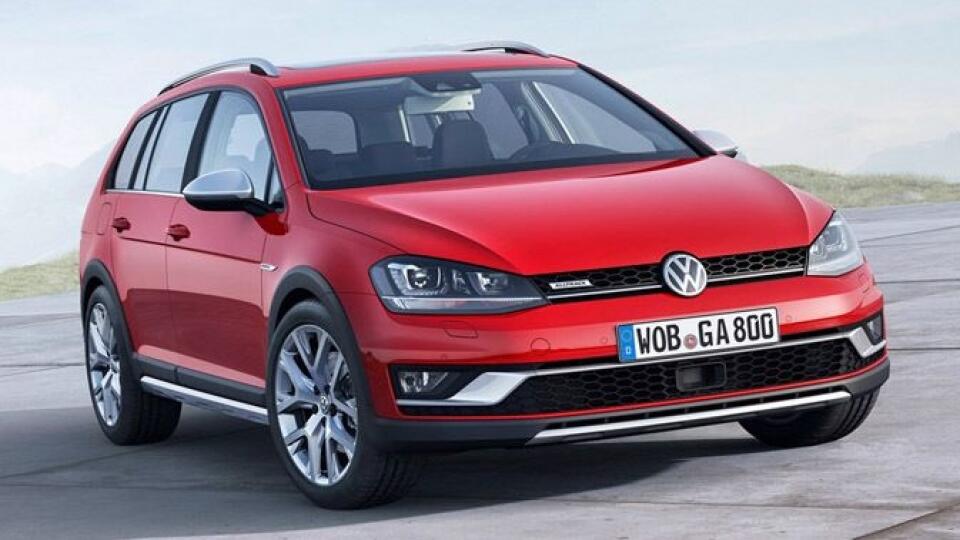 Terénne ladené kombi Volkswagen Golf Alltrack